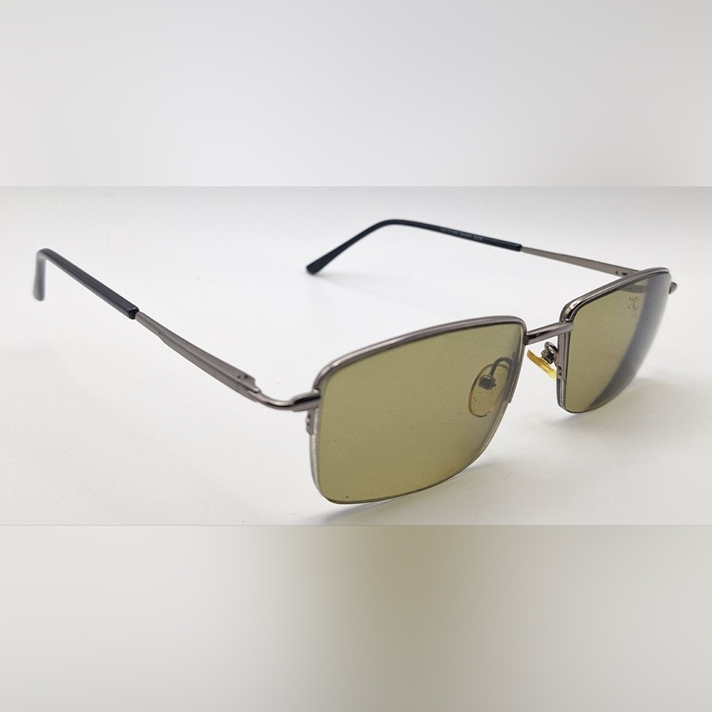 Enhance 3990 Gunmetal Oval Half-Rim Sunglasses Frames Only